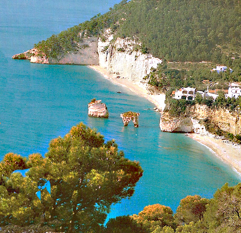Il mare di Baia delle Zagare